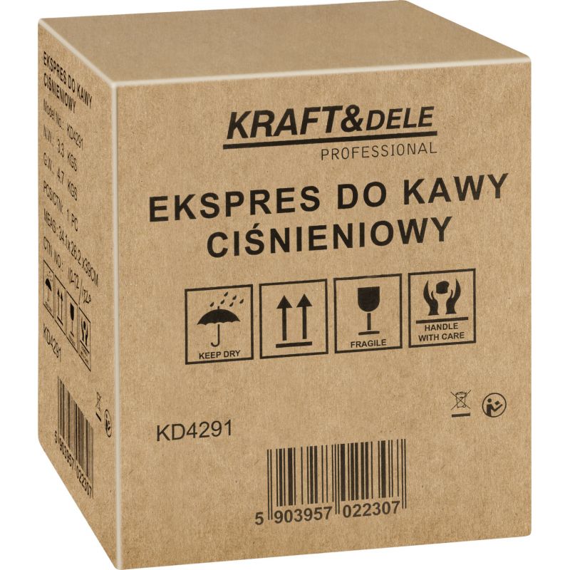 Ekspres ciśnieniowy do kawy 1500W 20 bar KD4291