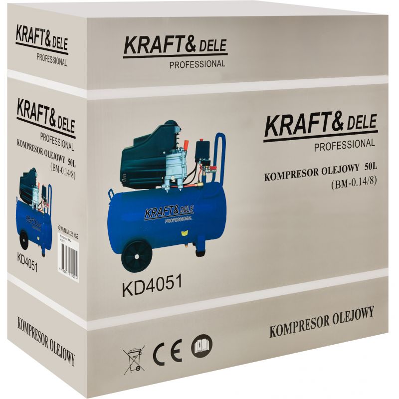 Kompresor olejowy 50L 230V KD4051