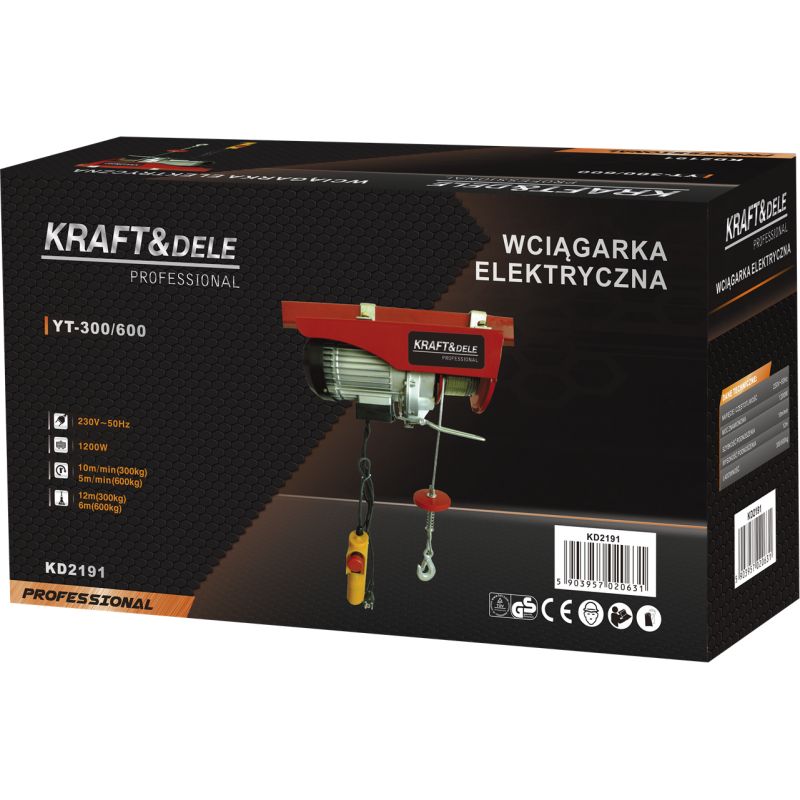 Wyciągarka elektryczna 230V 1200W KD2191