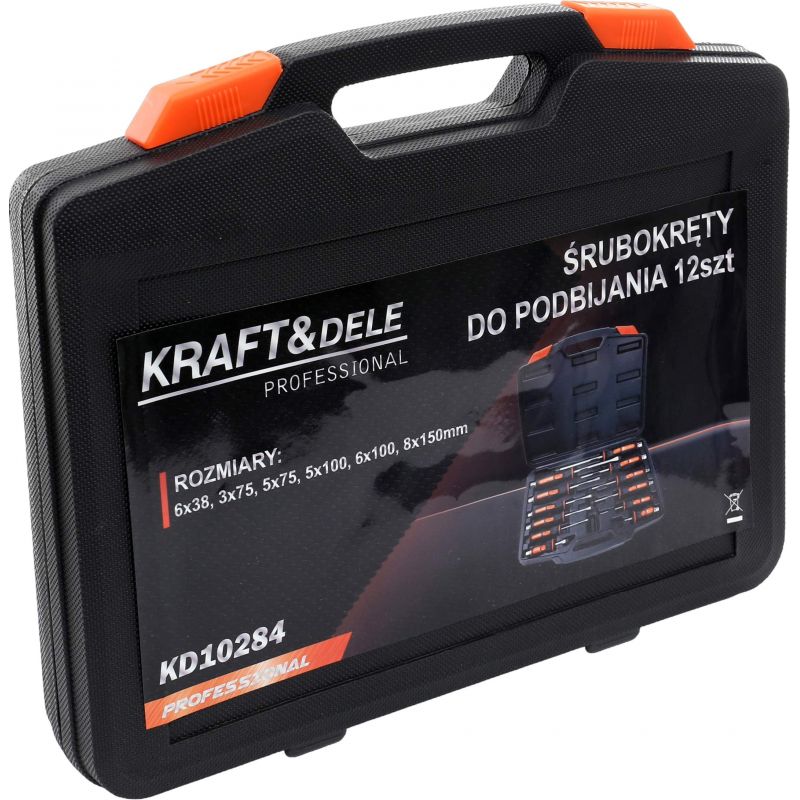 Wkrętaki do podbijania 12 szt KD10284