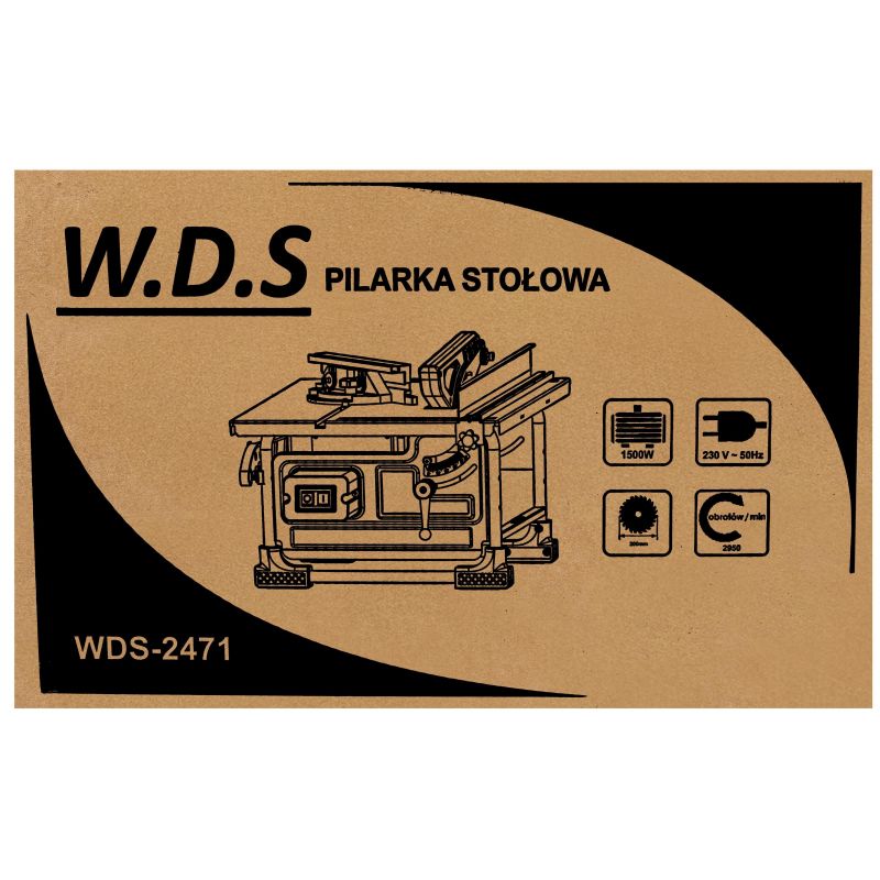 Pilarka stołowa 1500W WDS2471