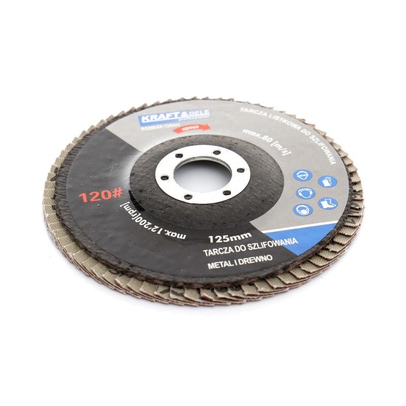 Tarcza listkowa 125mm P60 KD966