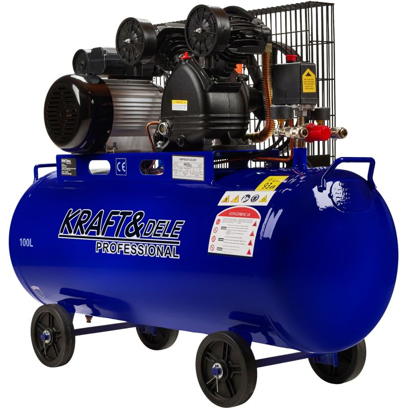 Kompresor olejowy 100L 2 TŁOKI 230V KD4054