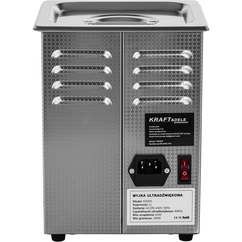 Myjka ultradźwiękowa 6,5L KD449