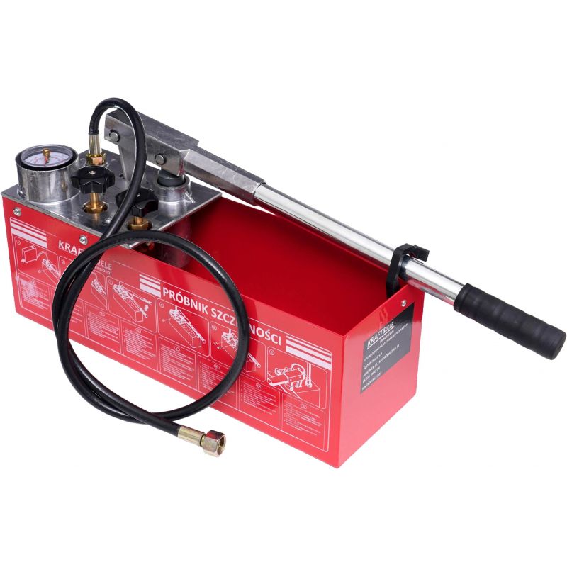 Pompa kontrolna do prób ciśnieniowych 0-50kg / 45ml / 12L KD10478