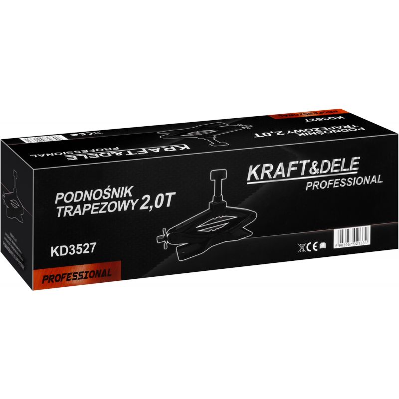 Podnośnik trapezowy 2T 135-445mm KD3527