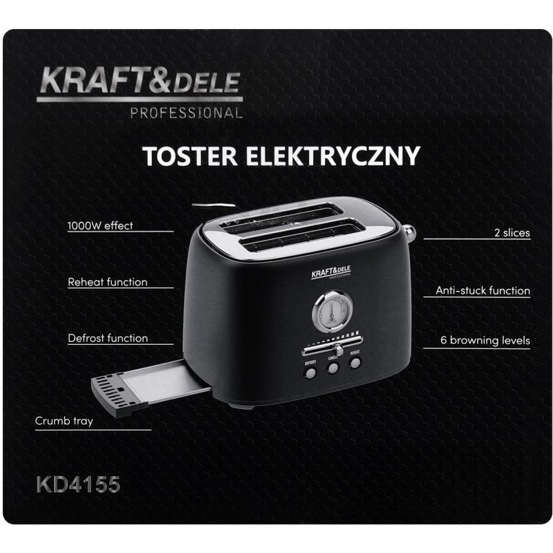 Elektrický hriankovač 1000W KD4155