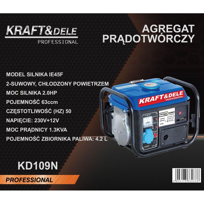1200W 12/230V elektrocentrála KD109N