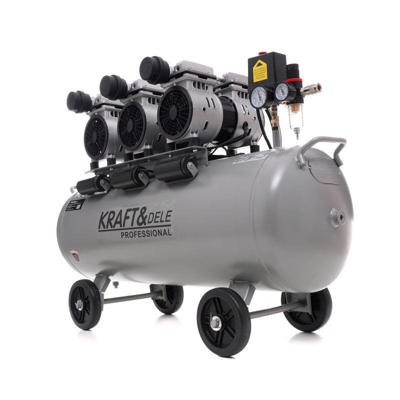 Kompresor bezolejowy 100L 3 x 1500W KD1397