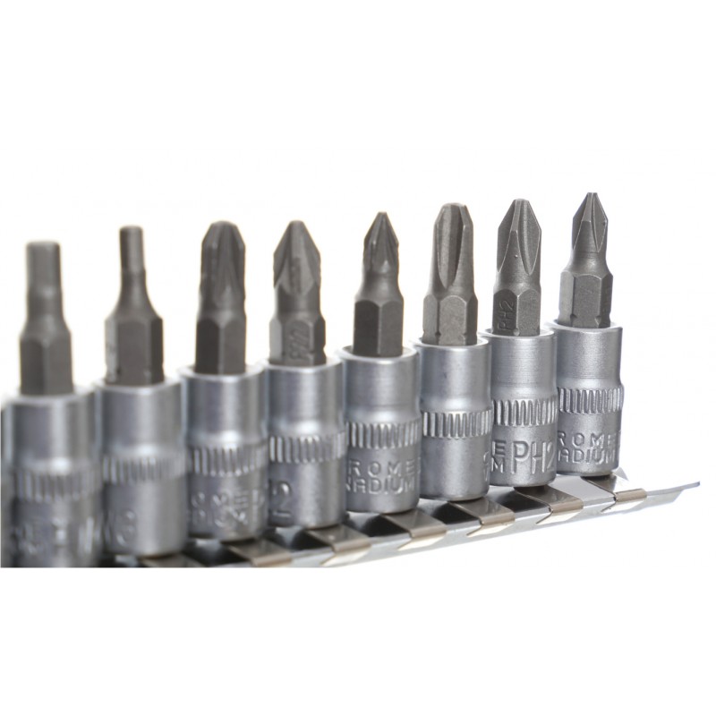 Zestaw Bitów 1/4" 11cz. KD10240