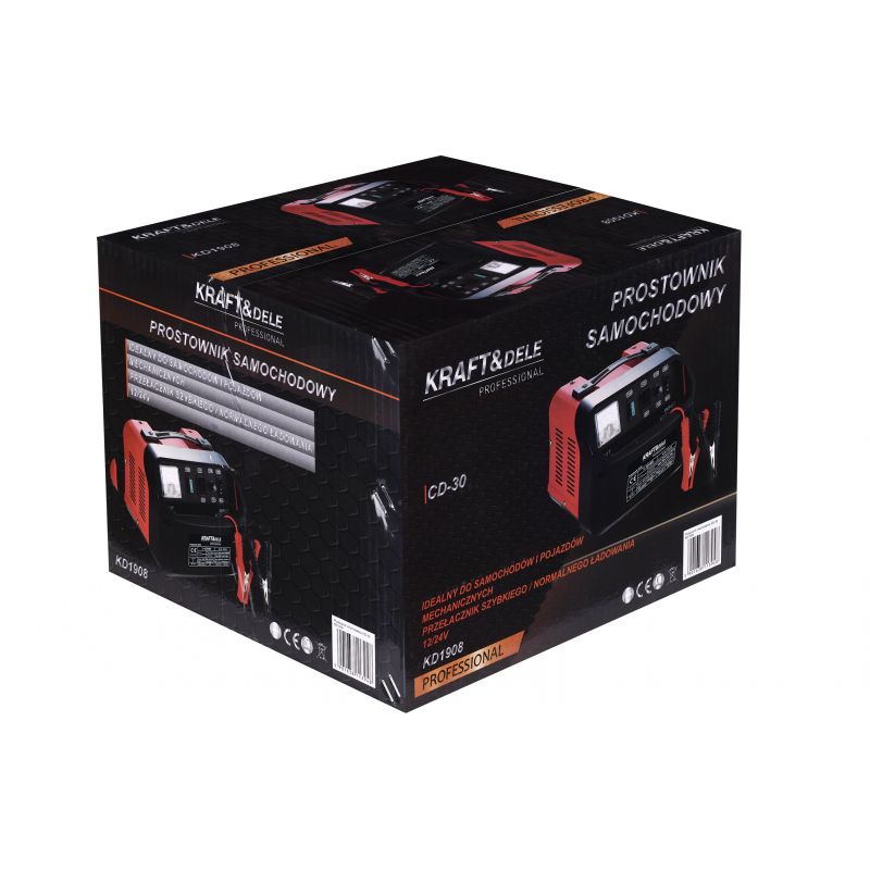 Prostownik samochodowy 12/24V 30A KD1908