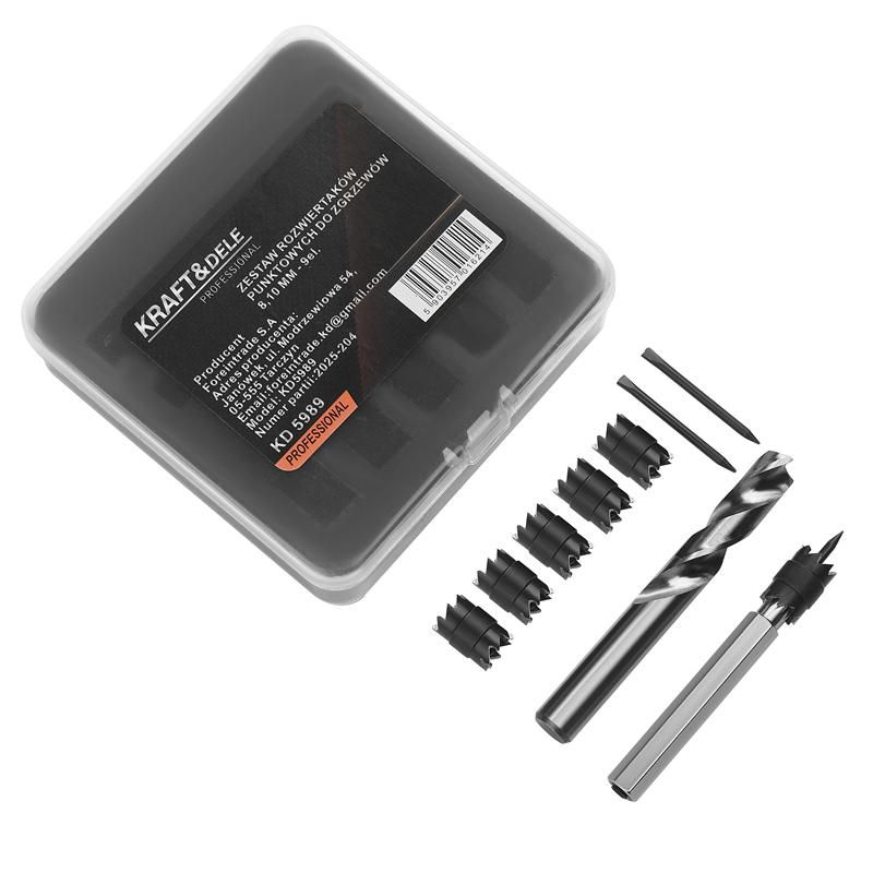 Zestaw rozwiertaków punktowych do zgrzewów 9 ELEMENTÓWKD5989
