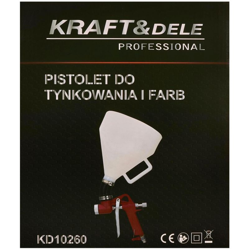 Pistolet do tynków 7,5L 1/4" KD10260
