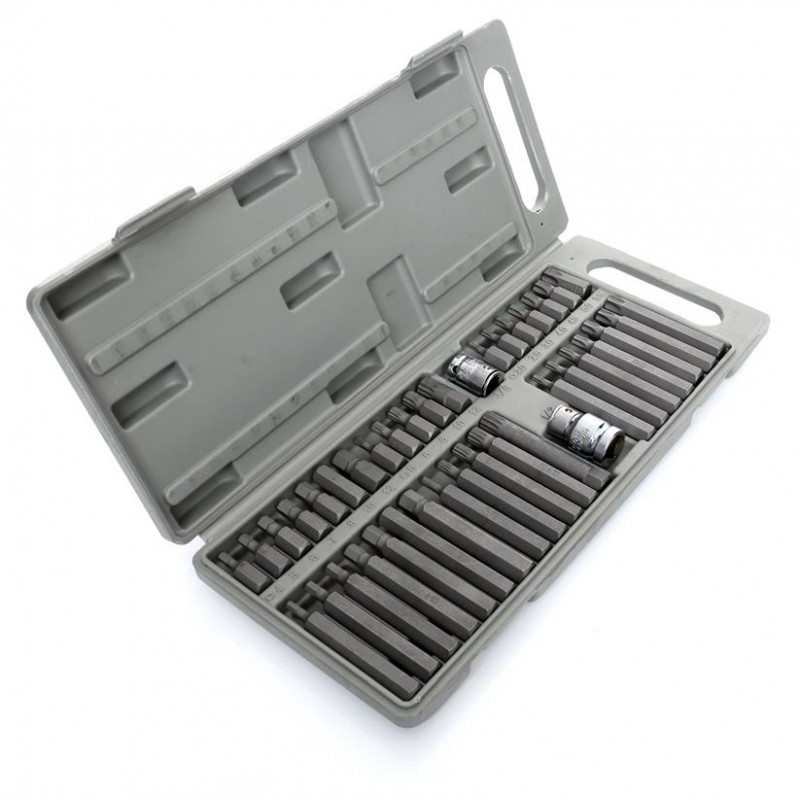 Komplet Bitów specjalnych KD10219 HEX, TORX, SPLINE 40cz