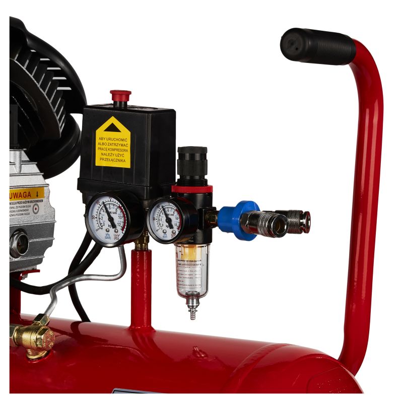 Olejový kompresor 100L 2 valce KD1480 + separátor