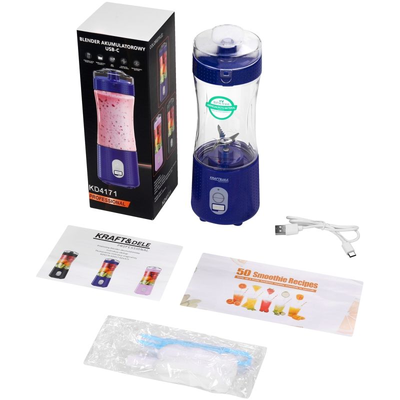 Nabíjací mixér USB-C 380ml / 2x3000mAh KD4171