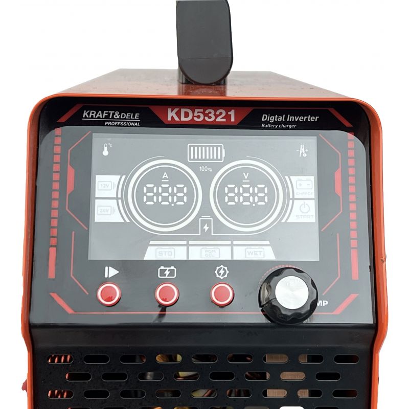 Prostownik z rozruchem 12/24V 50-800Ah 80A rozruch 600A KD5321