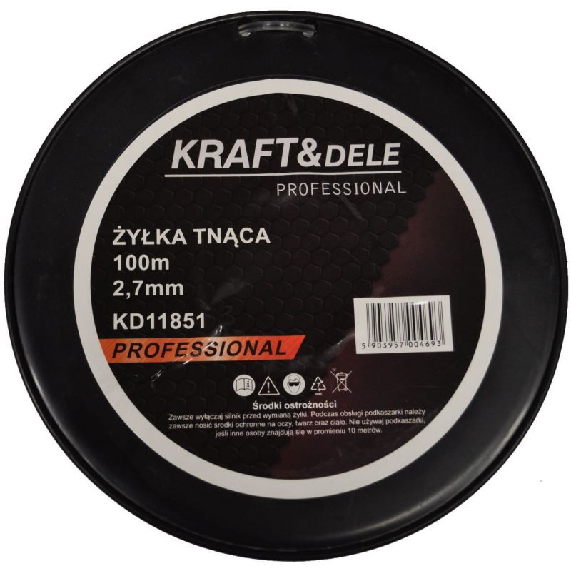 Żyłka tnąca 100m 2,7mm² KD11851