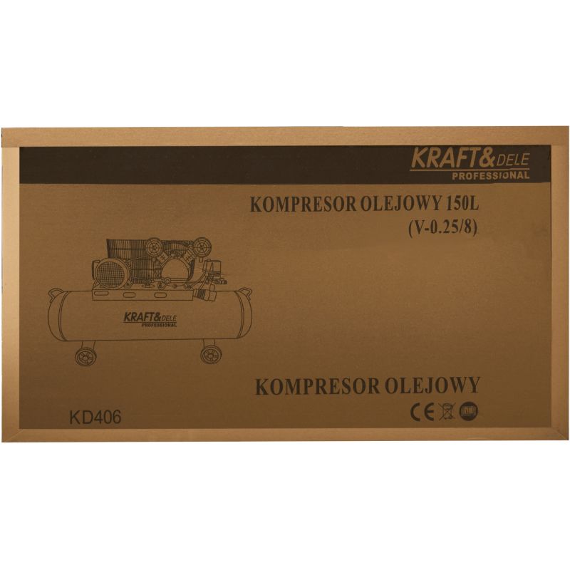 Olejový kompresor 150L 400V KD406