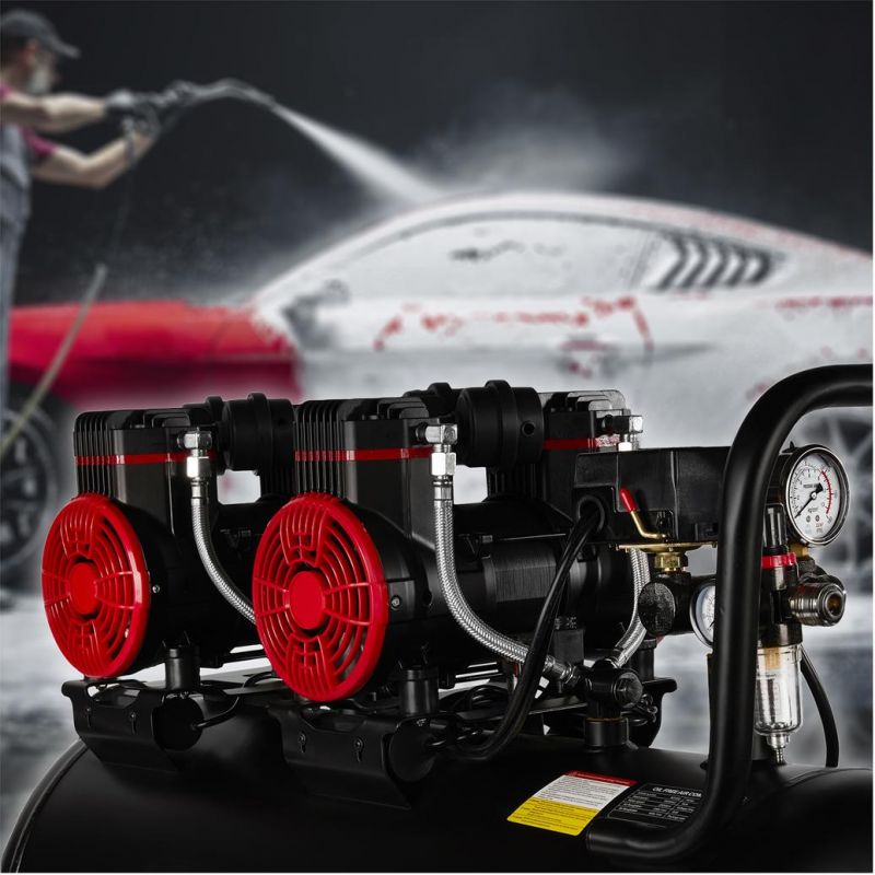 Kompresor bezolejowy 100L / 1450W x 2 KD1392