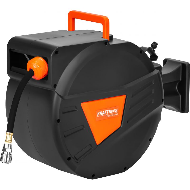 Vzduchová hadica navíjacia, pneumatická, 15 m + 1,5 m, 1/4", KD2158