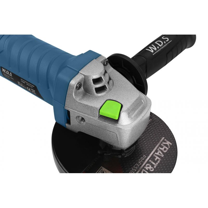 Szlifierka kątowa 125mm 1500W + zestaw 10 tarcz WDS2135