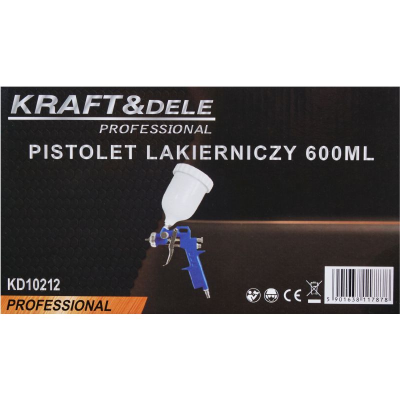 Pistolet lakierniczy 600ml KD10212