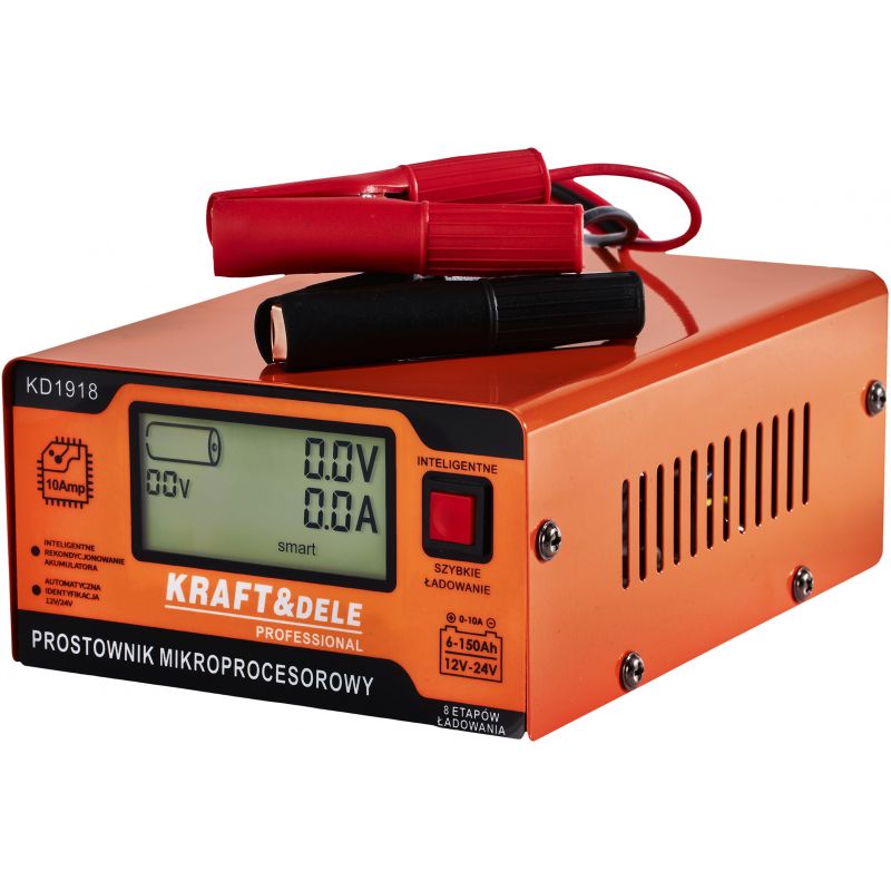 Prostownik mikroprocesorowy 10AMP 12/24V
