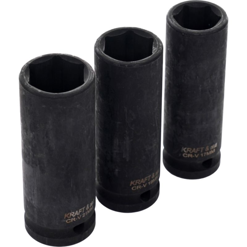 Nasadki udarowe 3el. 1/2" L:78 KD11750