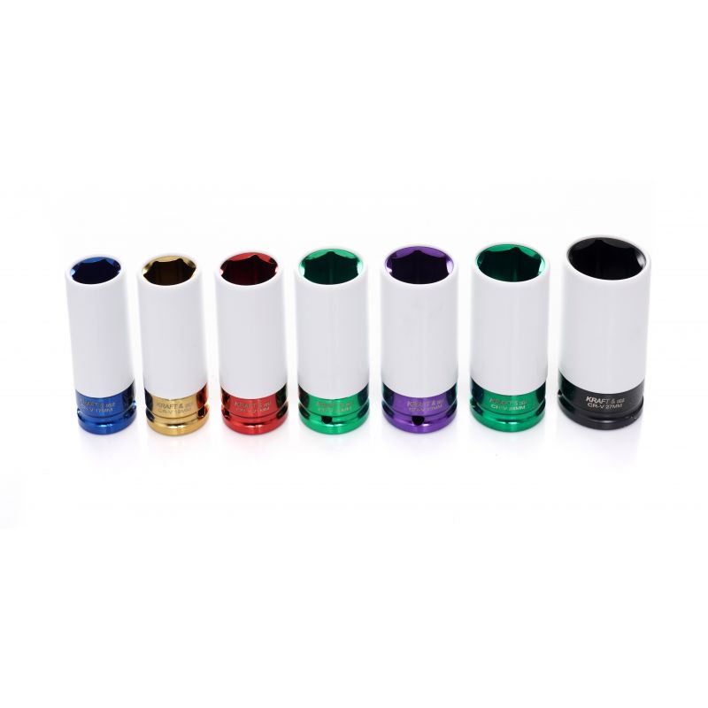 Nasadki udarowe 7el. 1/2" L:79 KD11752