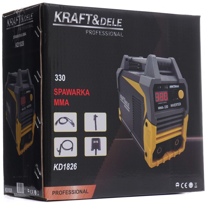 Spawarka inwertorowa MMA IGBT LCD 330A KD1826