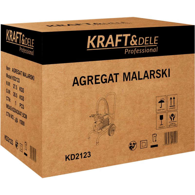 Agregat malarski 3500W 15l/min KD2123
