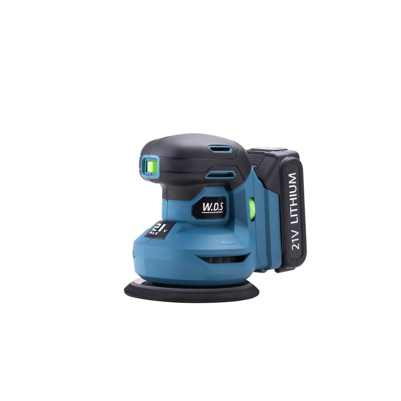 Szlifierka mimośrodowa akumulatorowa 21V 125mm + akumulator 3Ah + ładowarka WDS2525