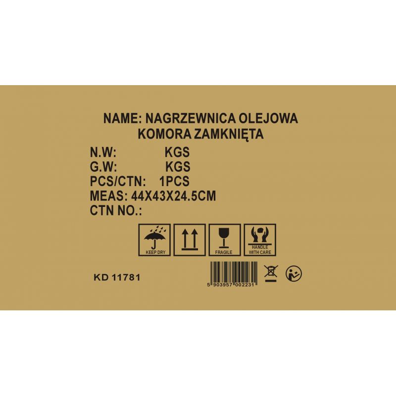 Nagrzewnica olejowa 8kW 12V KD11781