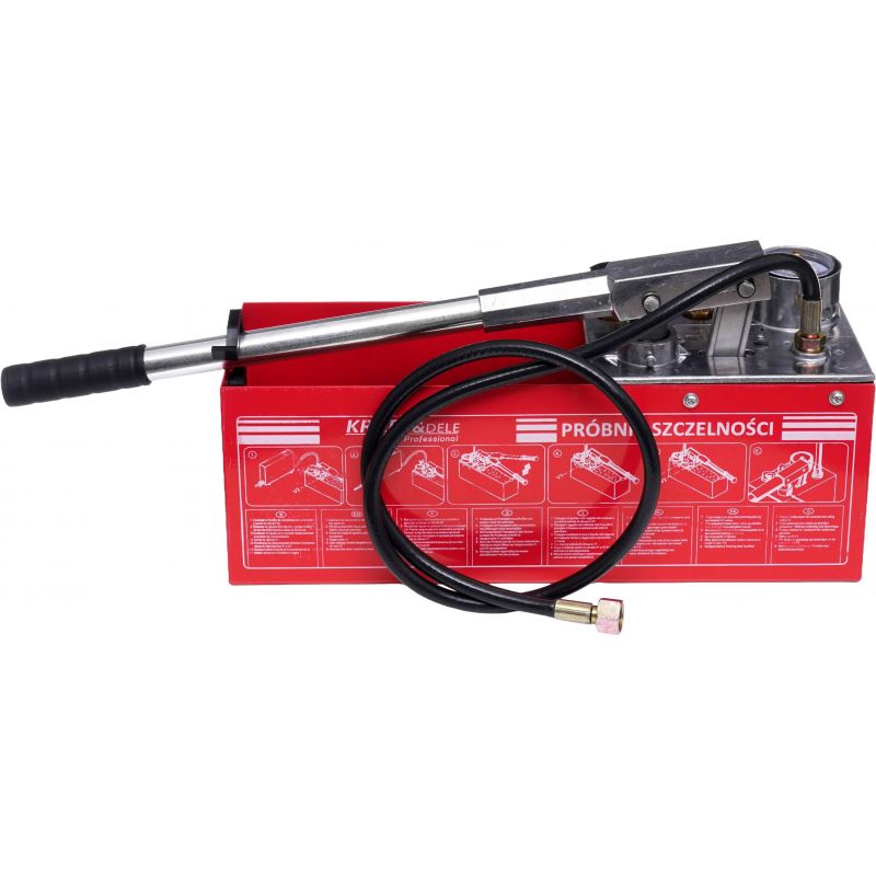 Pompa kontrolna do prób ciśnieniowych 0-50kg / 45ml / 12L KD10478