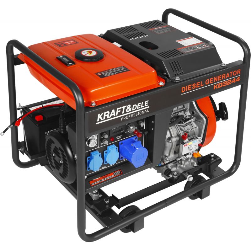 Generátor 7kW Diesel 230V 32A KD3244