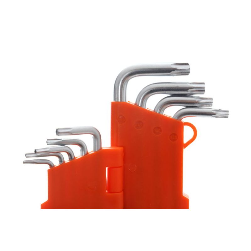 Zestaw 18 imbusów kulkowych + gwiazdkowych KD10297