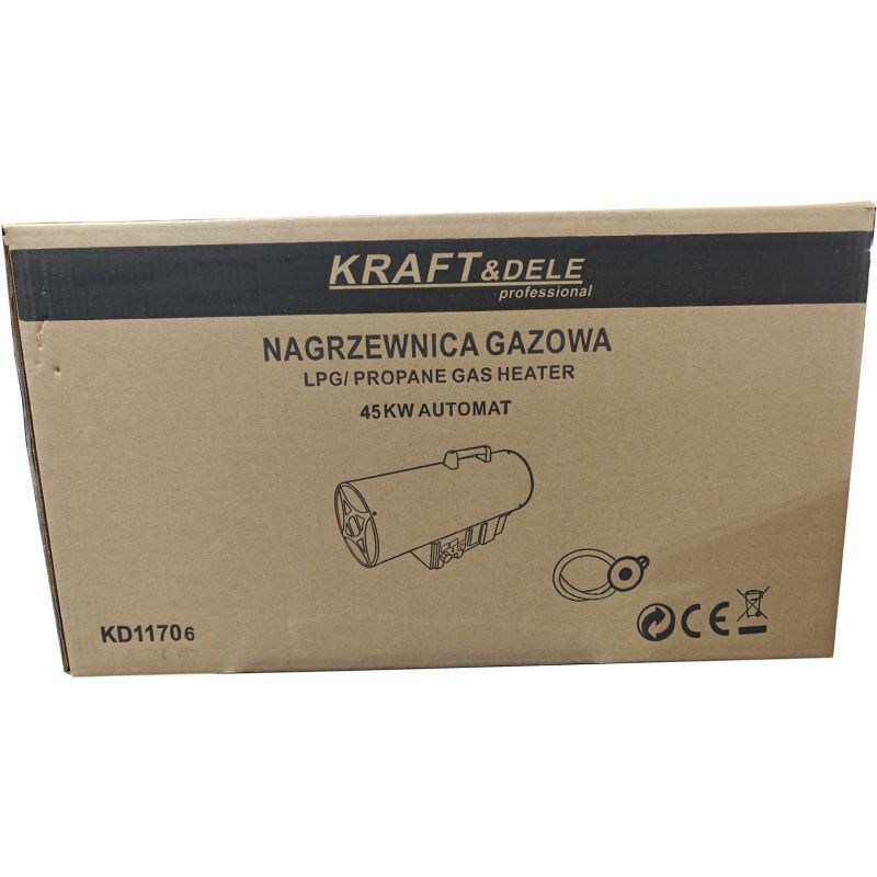 Nagrzewnica gazowa 45kW Termostat KD11706