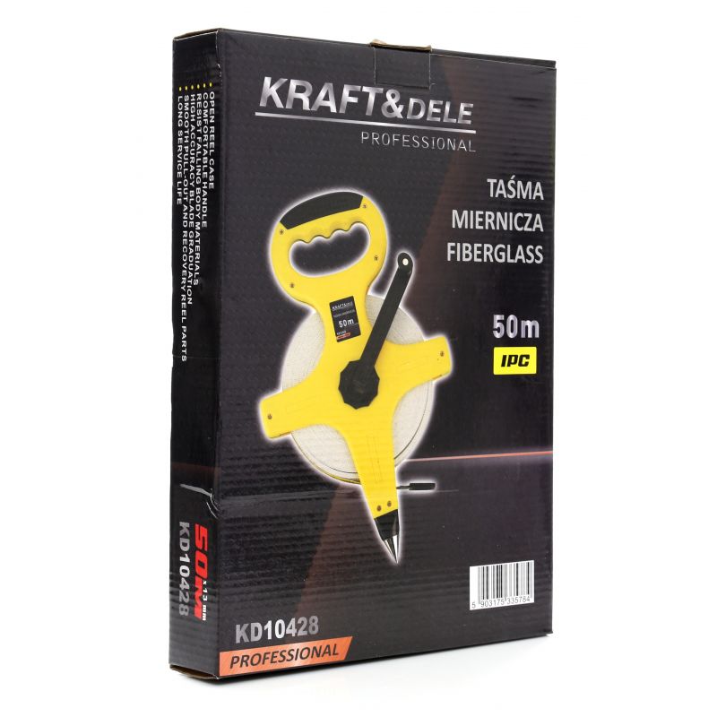Taśma miernicza fiberglass 30M KD10427