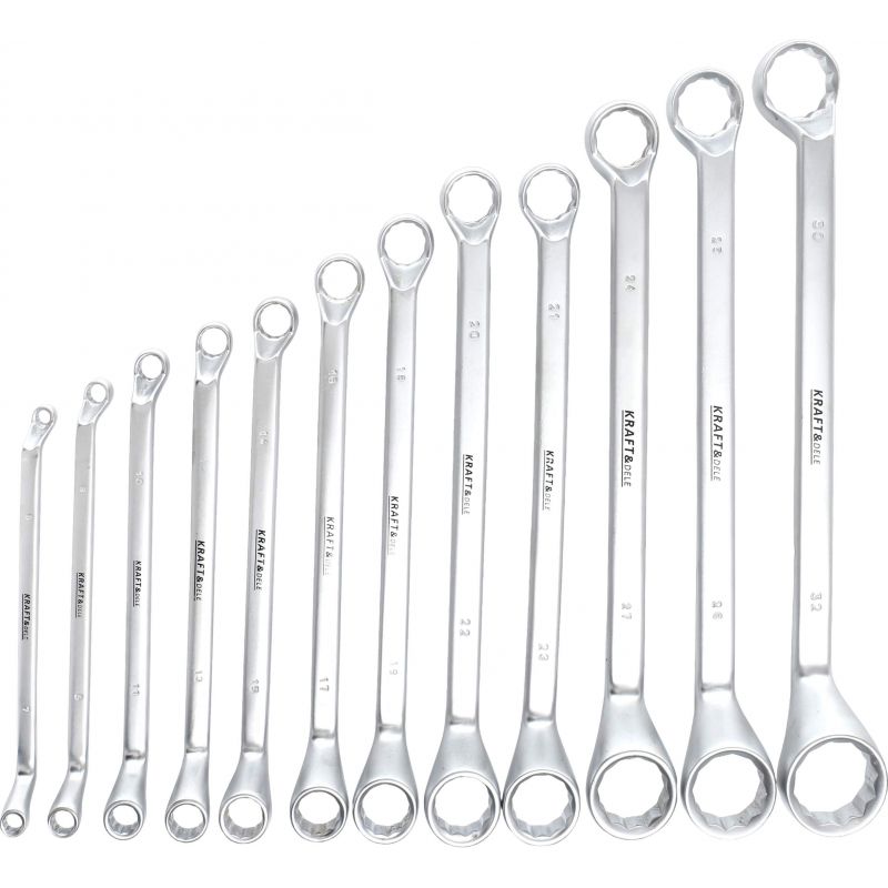 Klucze dwustronnie-oczkowe 12el. KD10939