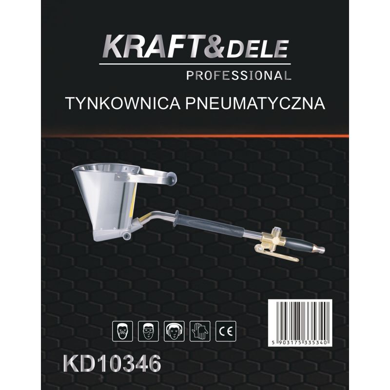 Tynkownica pneumatyczna 3,5L 1'' KD10346