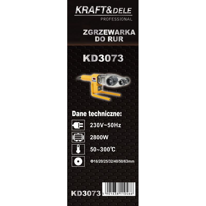 Zgrzewarka do rur 2800W LCD KD3073