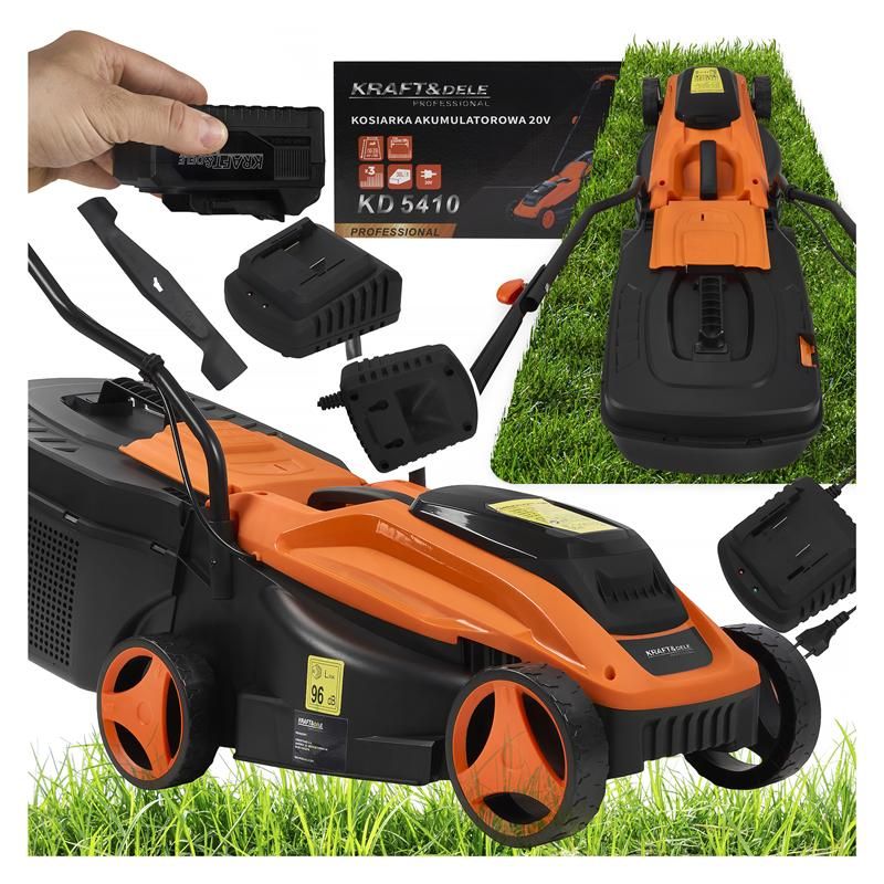 Akumulátorová kosačka 20 V, 6 Ah, 30 l, model KD5410