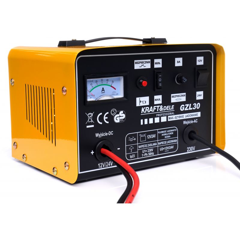 Prostownik samochodowy 30A 90-250Ah KD1923