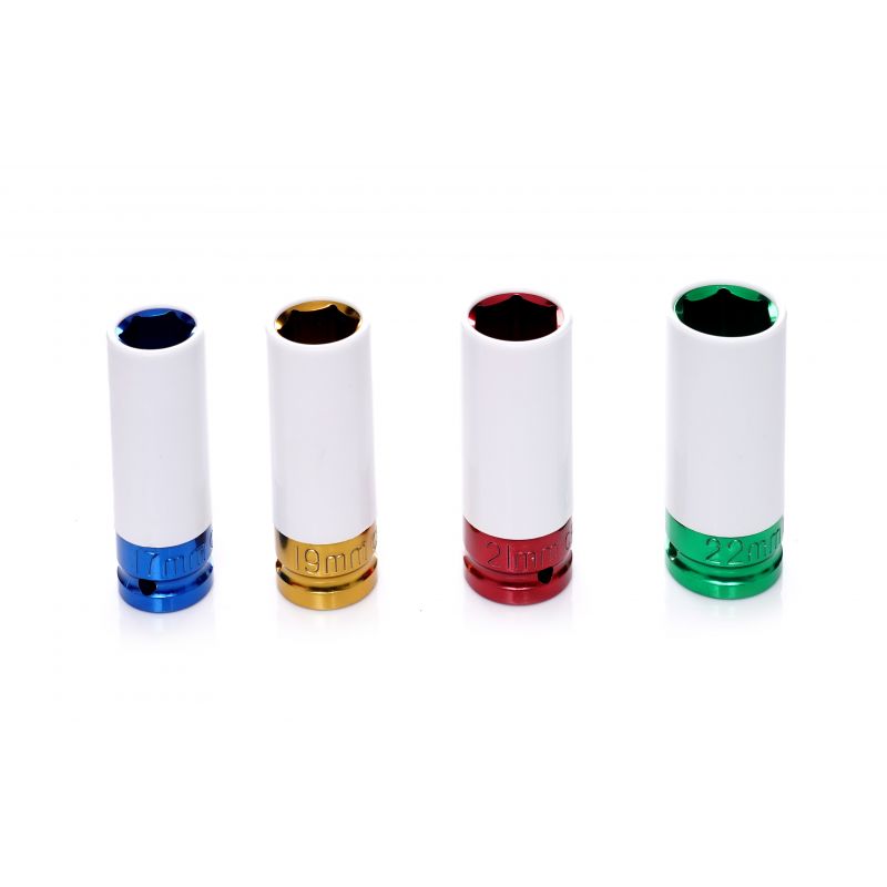 Nasadki do felg 17/19/21/22mm zestaw 1/2" KD10523