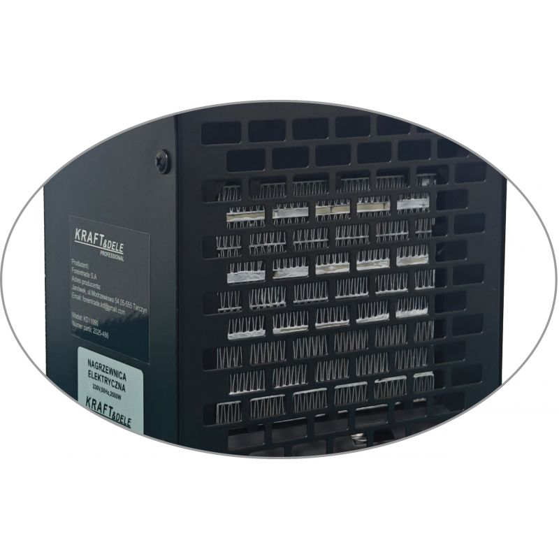 Elektrický ohrievač 2500 W, model KD11990