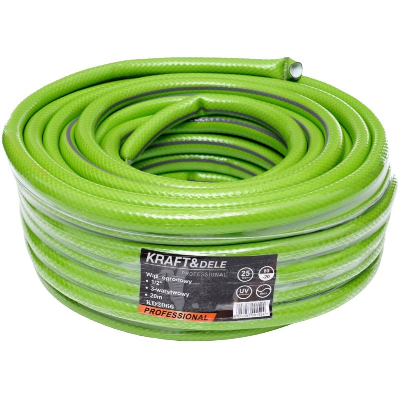 Wąż do wody ogrodowy 4-warstwowy 1/2'' 20m KD2066