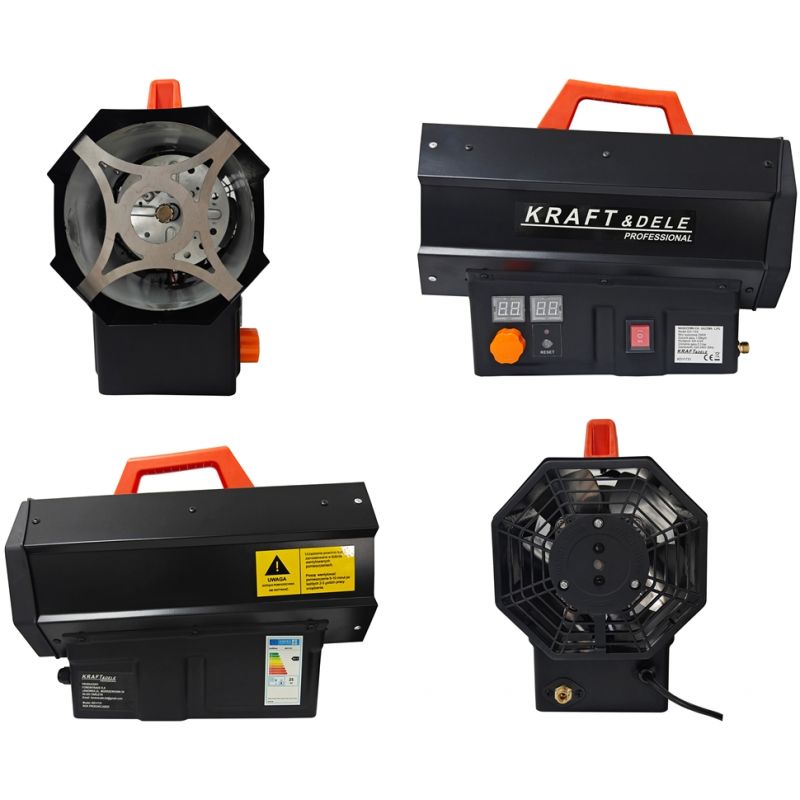 Nagrzewnica gazowa 45kW + reduktor AUTOMAT KD11732