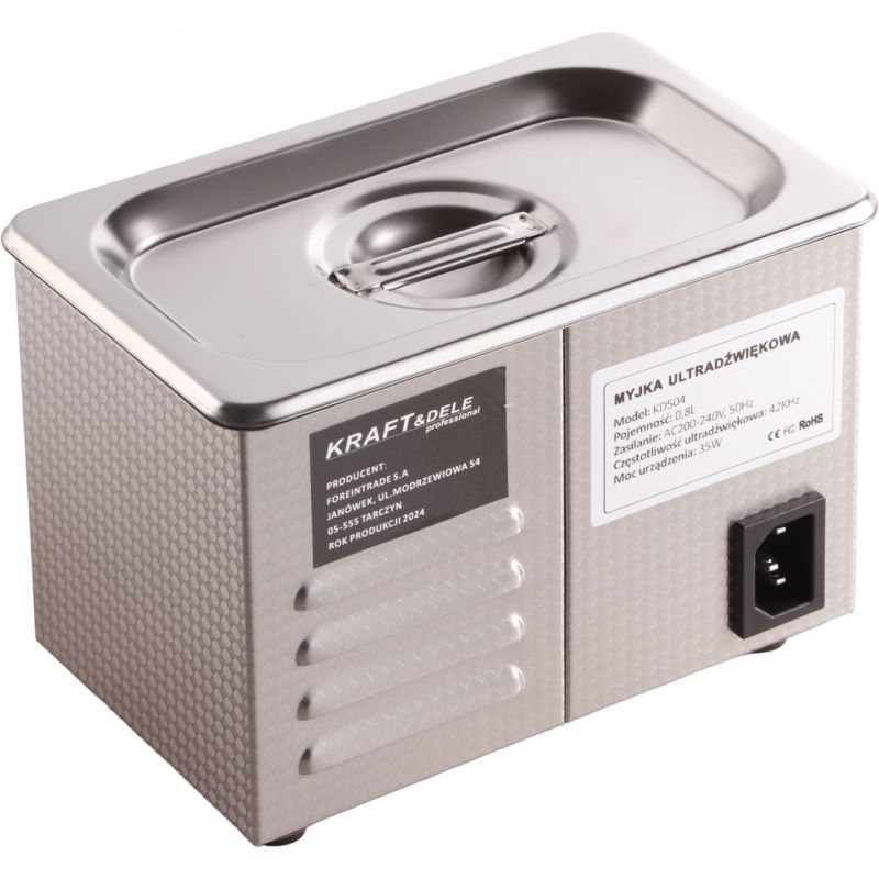 Myjka ultradźwiękowa 0,8L KD504