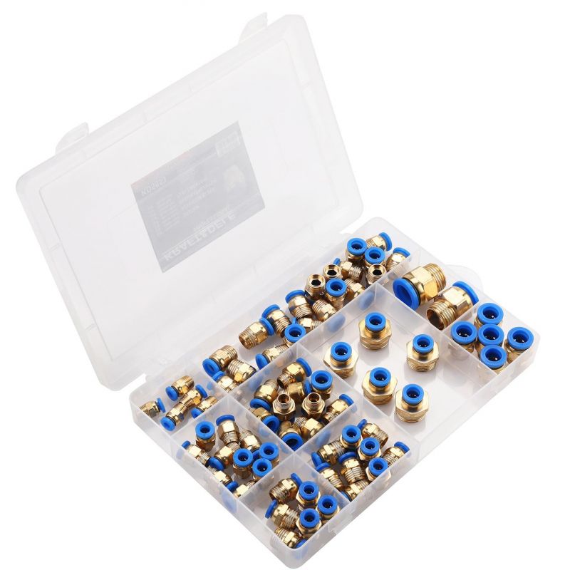 Rýchloupinacie pneumatické spojky, 72 kusov, KD5853